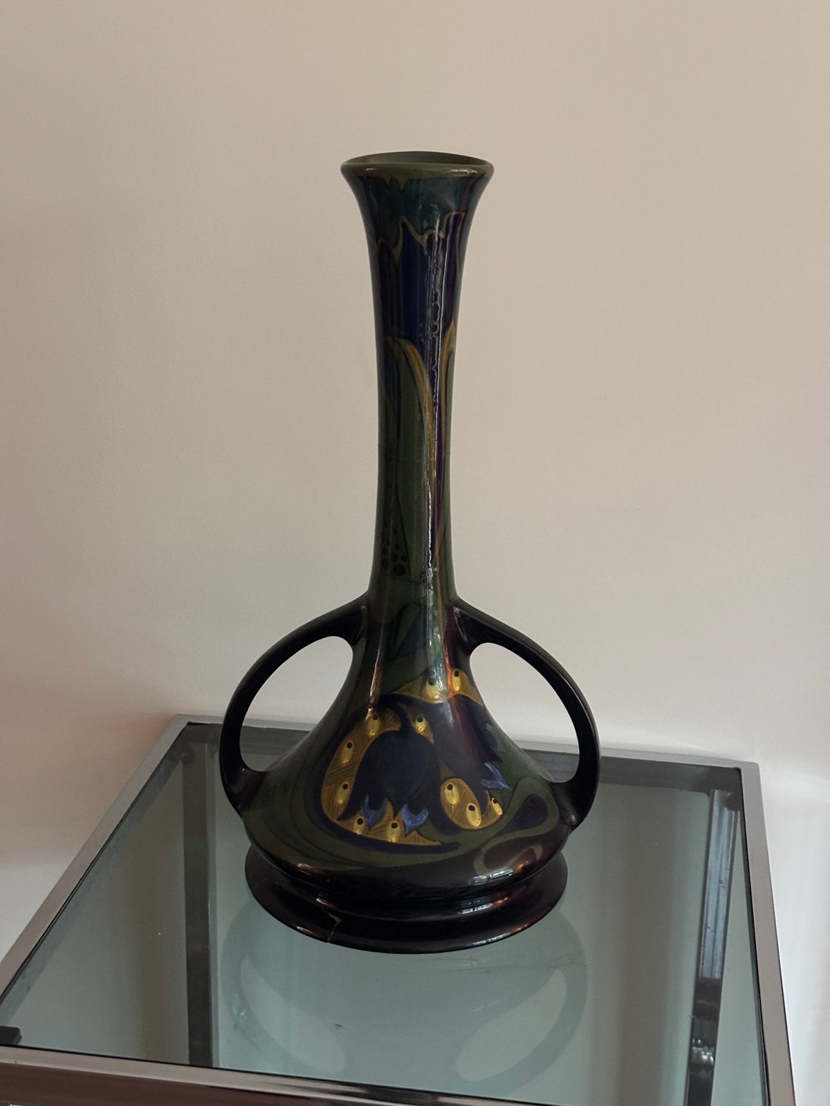 Antieke Jugendstil vaas, Ophalen of Verzenden