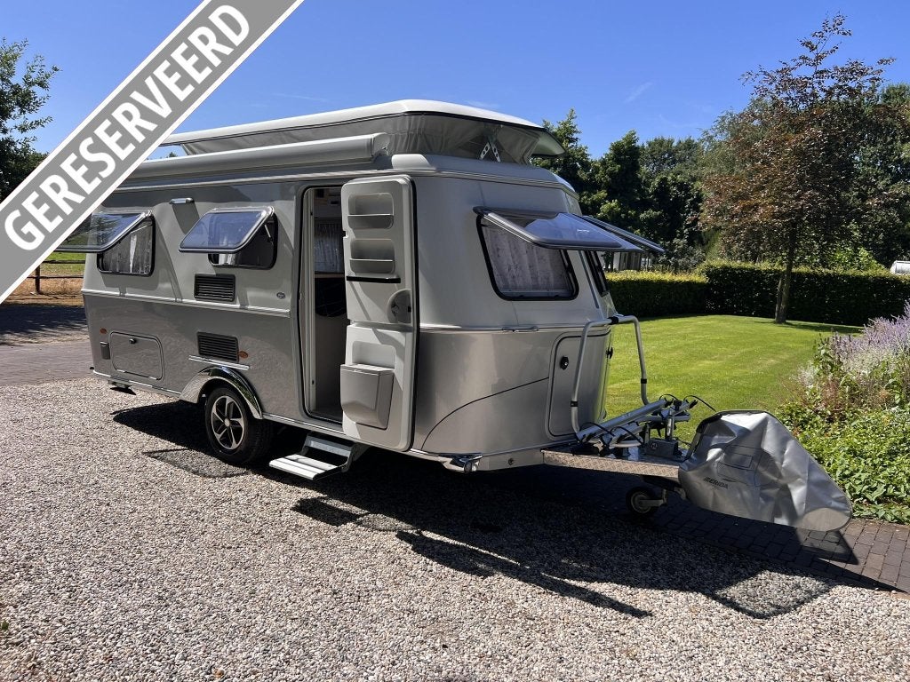 Eriba Touring 542 *Luifel*Fietsendr*V-bed*, Caravans en Kamperen, Bedrijf, Treinzit, Overige typen, 4 tot 5 meter