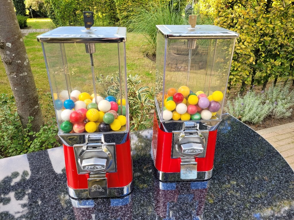 BEAVER surprise / kauwgomballen automaten sixties fifties, Ophalen, Zo goed als nieuw