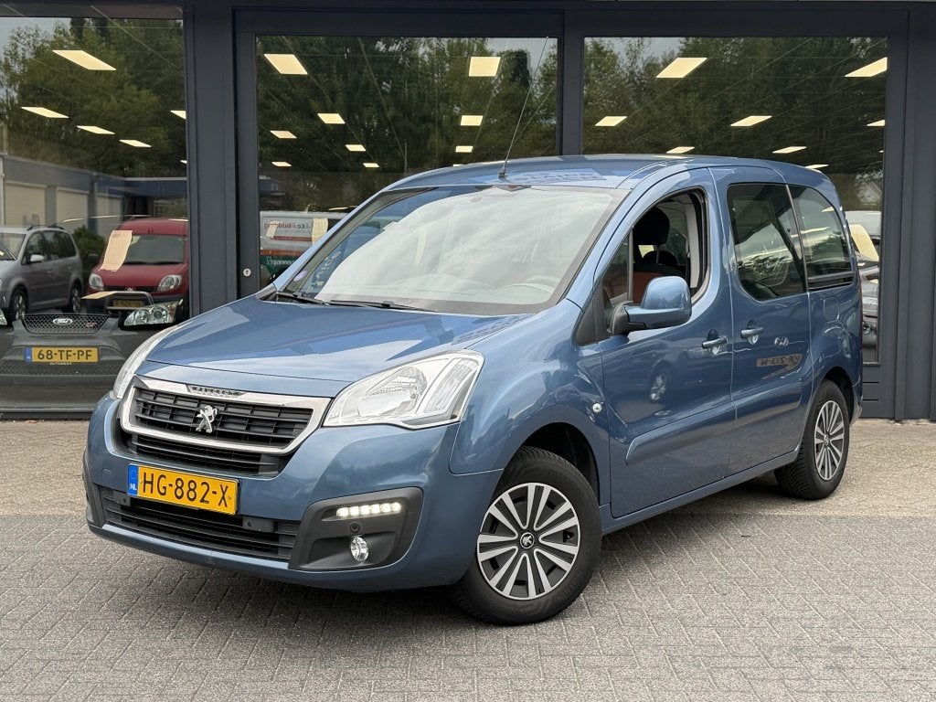 Peugeot Partner Tepee 1.6 VTi Active “NAP” Nl Auto “Ai, Auto's, Peugeot, 15 km/l, Gebruikt, 4 cilinders, Blauw