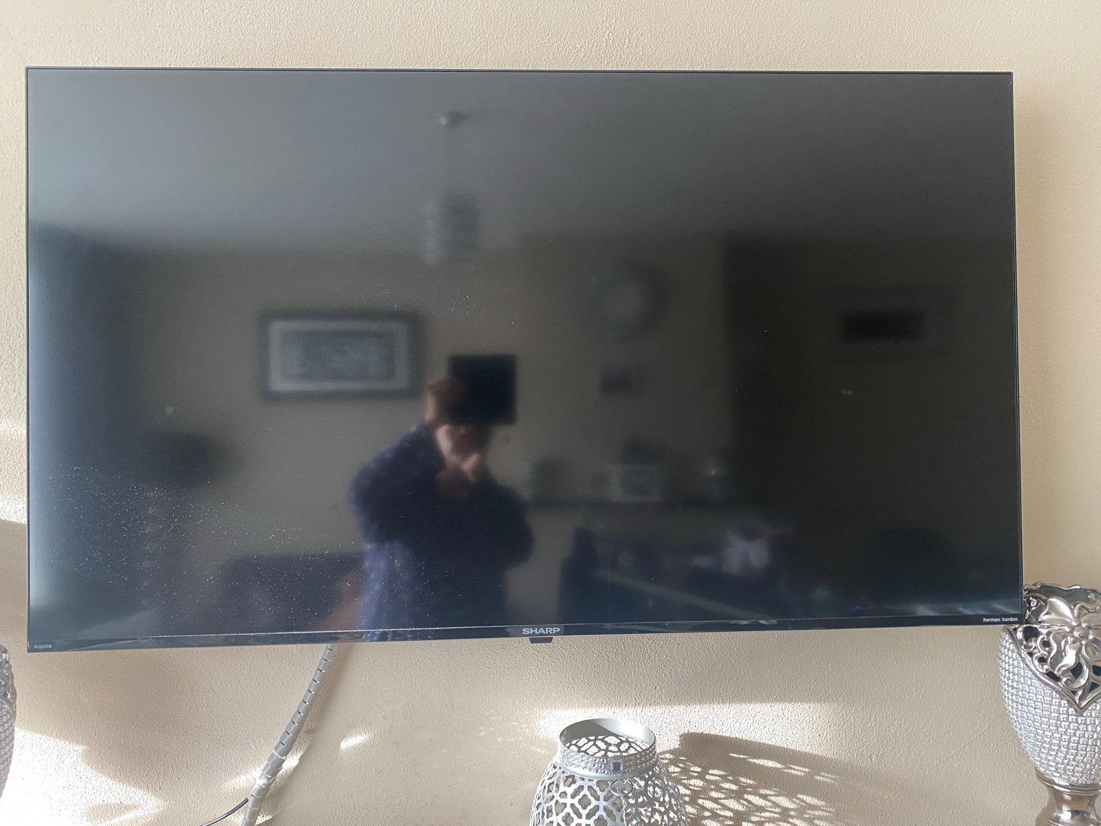 Sharp Aquos Smart TV, Audio, Tv en Foto, Ophalen, 50 Hz, Zo goed als nieuw, 100 cm of meer
