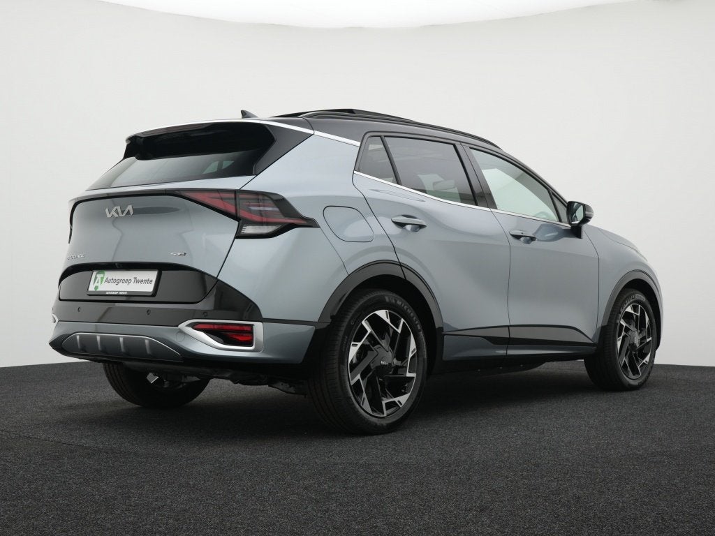 Kia Sportage PHEV 1.6 T-GDi GT-Line | Plug in | Private Leas, Auto's, Kia, Gebruikt, Zwart, 4 cilinders, Leder en Stof