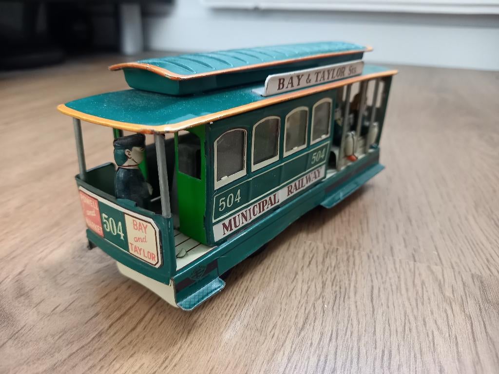 Vintage Tinnen Speelgoedmodel San Francisco kabeltram, Verzamelen, Speelgoed, Zo goed als nieuw, Ophalen of Verzenden