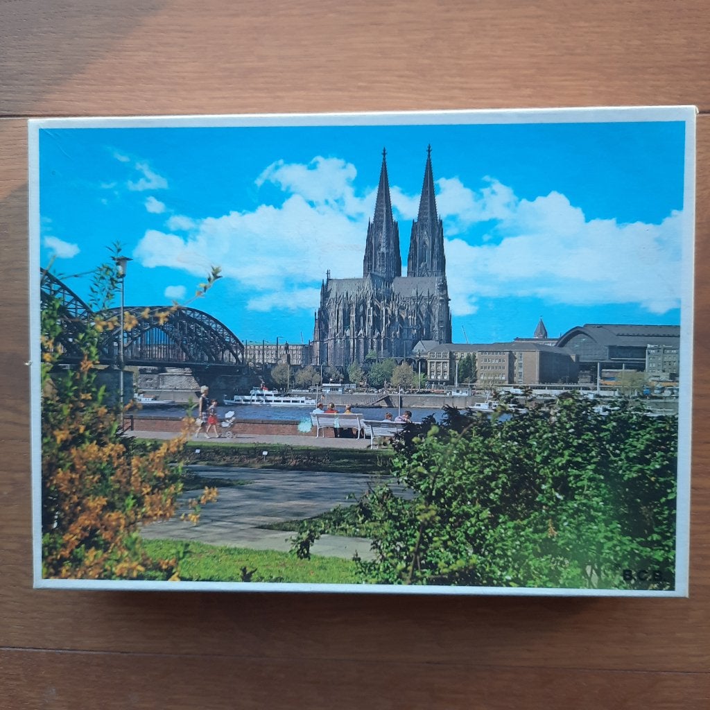 Jig-saw puzzel koln serie h.k., Ophalen of Verzenden, Minder dan 500 stukjes, Zo goed als nieuw, Legpuzzel