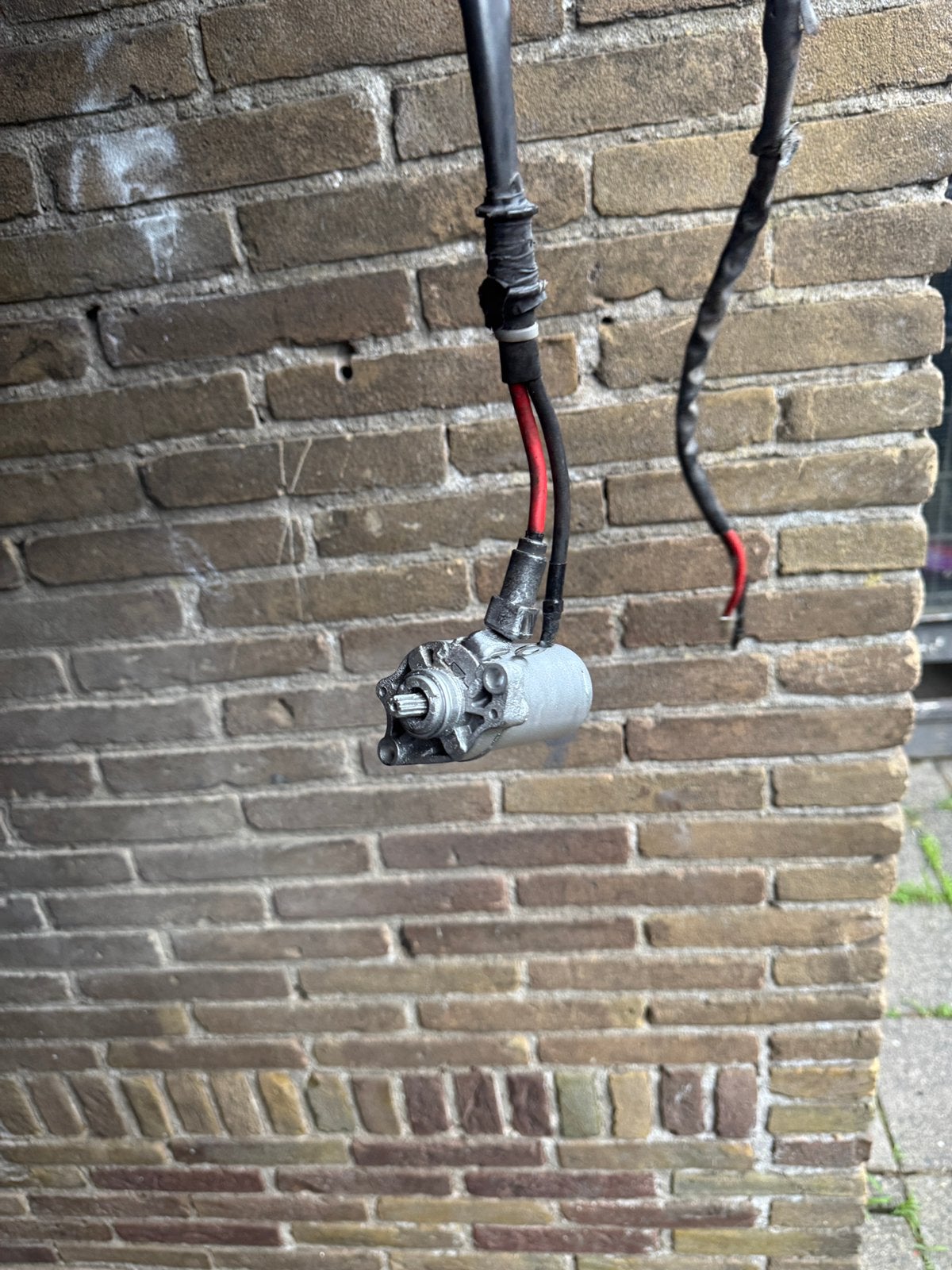Startmotor vespa sprint, Ophalen, Benzine