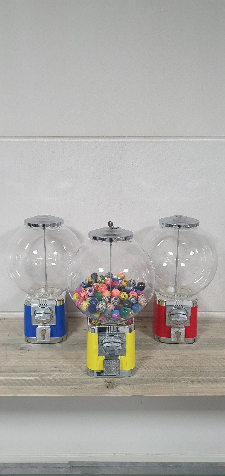 Kauwgomballen stuiterballen automaten showroommodellen, Ophalen of Verzenden, Zo goed als nieuw