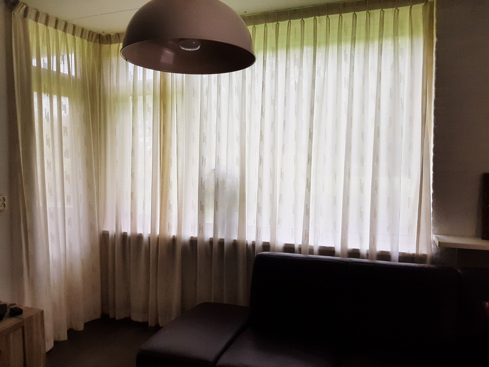 2Keer 160 =320 --  250 cm lang, Crème, 200 cm of meer, Ophalen of Verzenden, Zo goed als nieuw