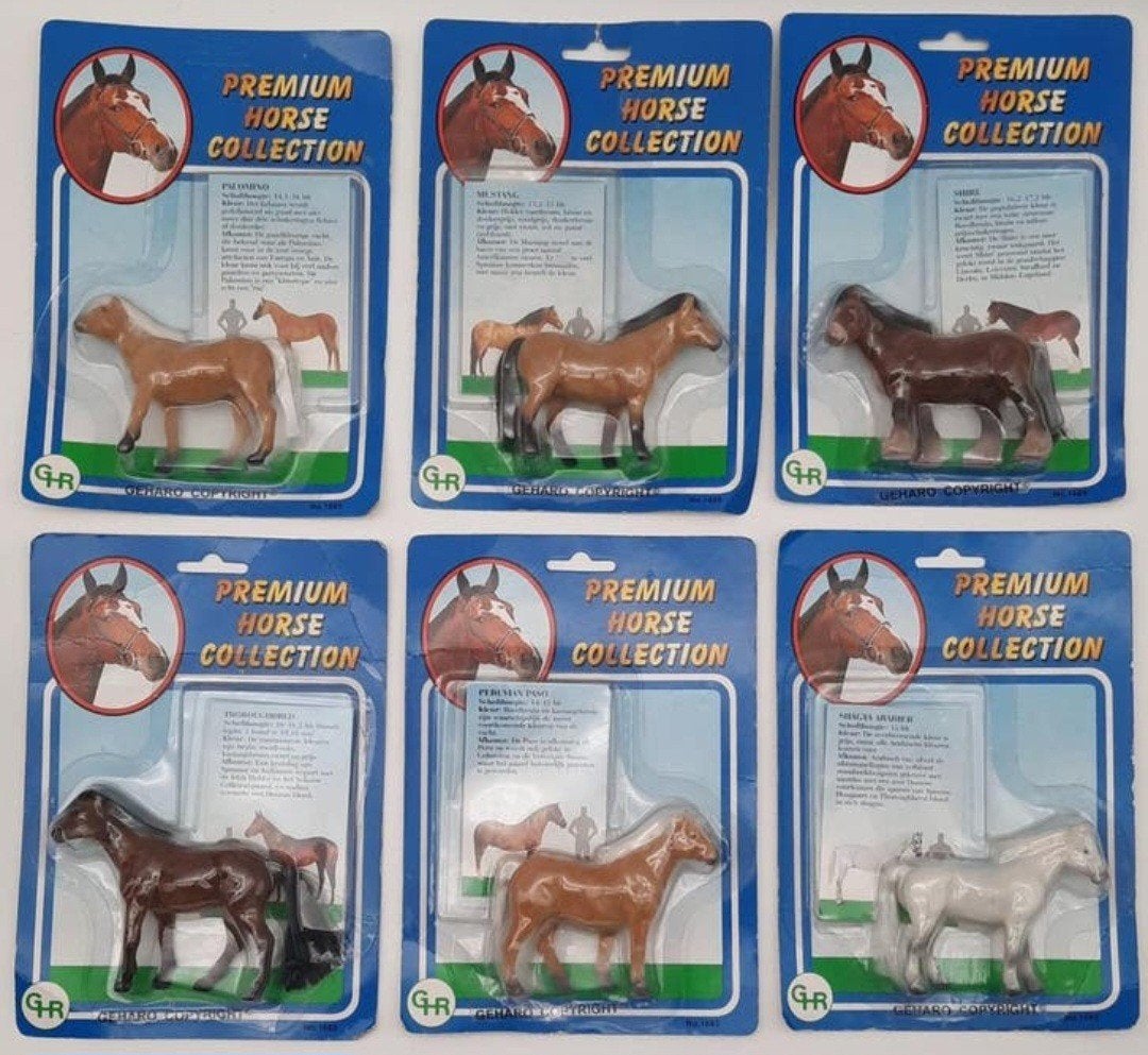 Paarden figuren 6x Geharo NIEUW in de blisterverpakking!, Ophalen of Verzenden, Nieuw