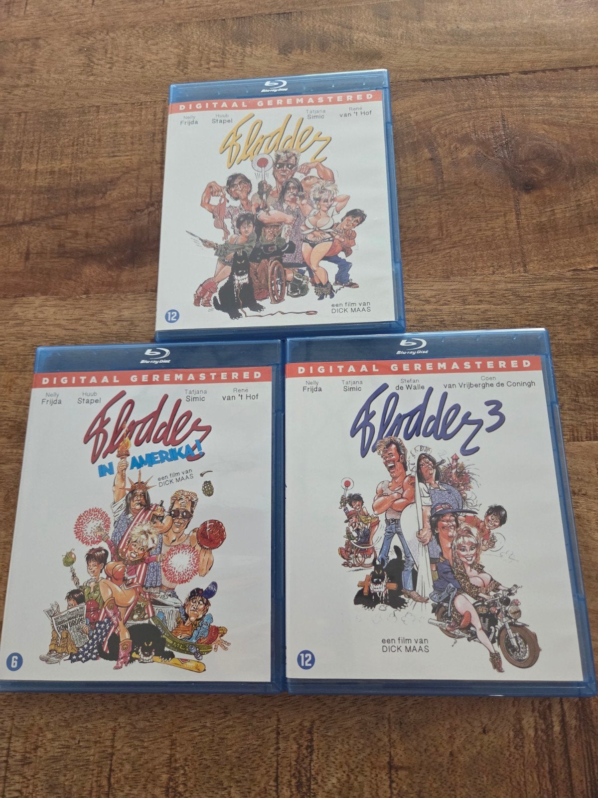 flodder 1/2/3 blu rays(Dick maas), Ophalen of Verzenden, Zo goed als nieuw
