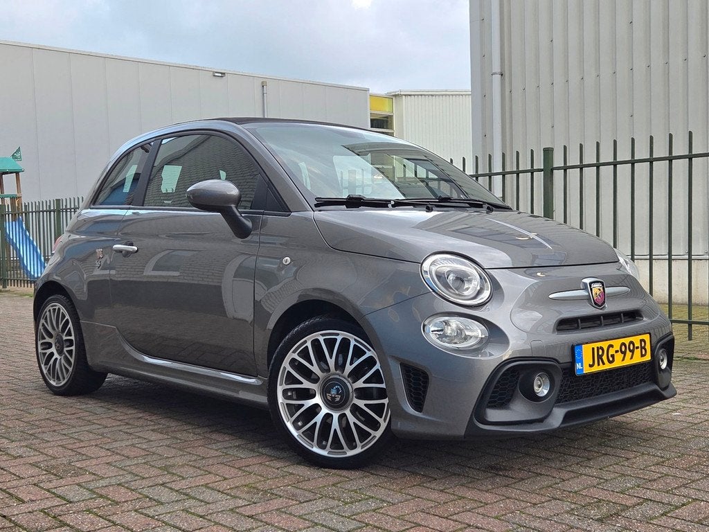 Fiat 500C 1.4 T-Jet Abarth 595 Cabriolet 59.000km!, Auto's, Fiat, Voorwielaandrijving, Gebruikt, 4 stoelen, Alcantara