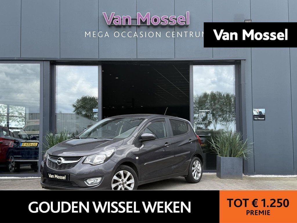 Opel KARL 1.0 ecoFLEX Cosmo | Panoramadak | Half Leder | Cru, Auto's, Opel, Voorwielaandrijving, Stof, Gebruikt, 23 km/l