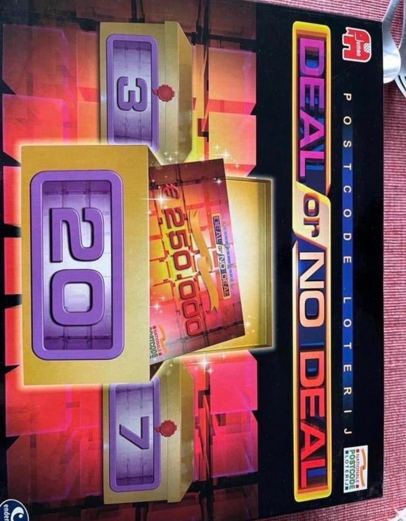 Deal or No Deal Postcode Loterij Bordspel, Drie of vier spelers, Ophalen of Verzenden, Nieuw