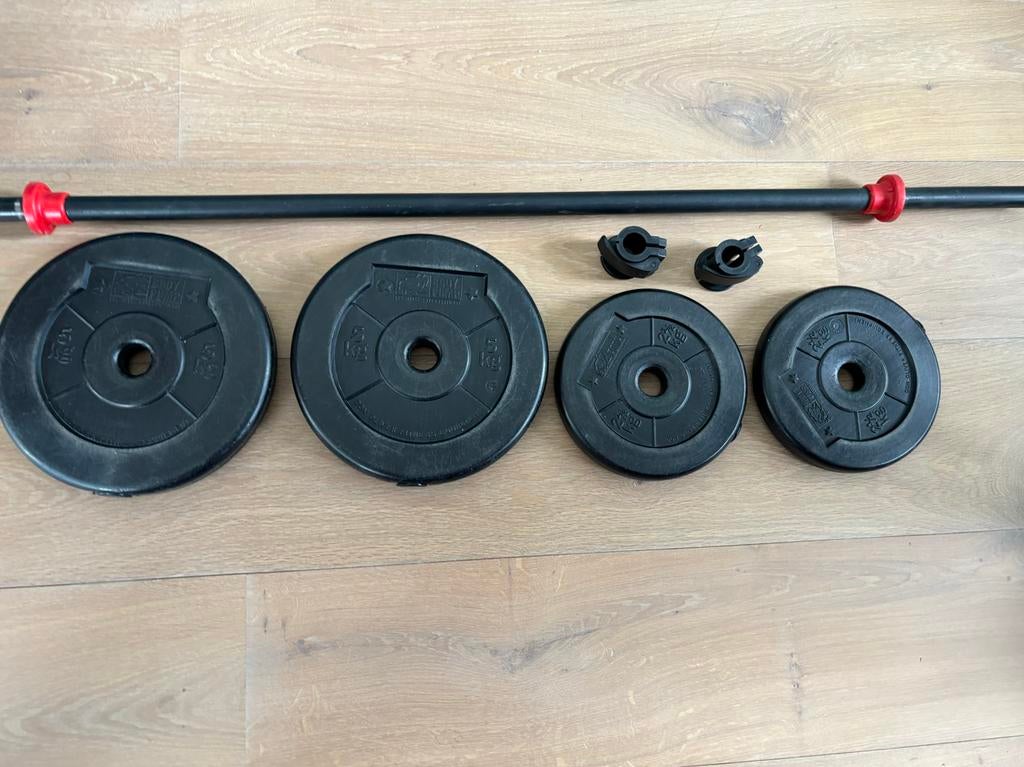 Don Oliver LesMills Bodypump set - Ideaal voor thuisworkouts, Sport en Fitness, Fitnessmaterialen, Ophalen of Verzenden, Gebruikt
