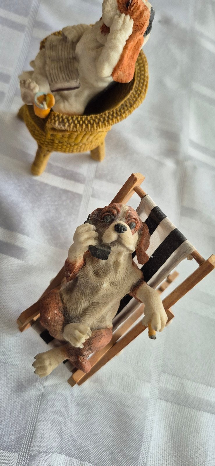 Engelse Basset beeldjes, Dieren en Toebehoren, Ophalen of Verzenden