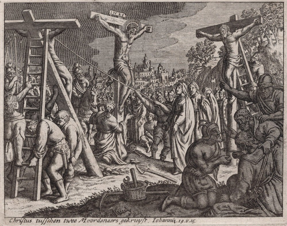 J. Ratelband & H. Uytwerf - De kruisiging, Ophalen of Verzenden