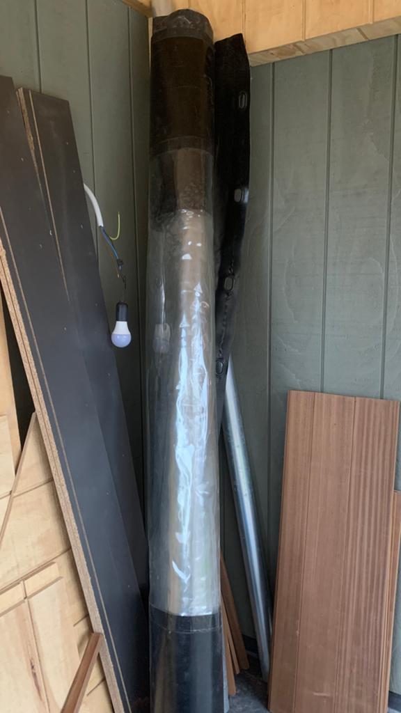 2 st Veranda zeilen 2,9 en 3.4 m1 breed, Ophalen, Gebruikt, Veranda
