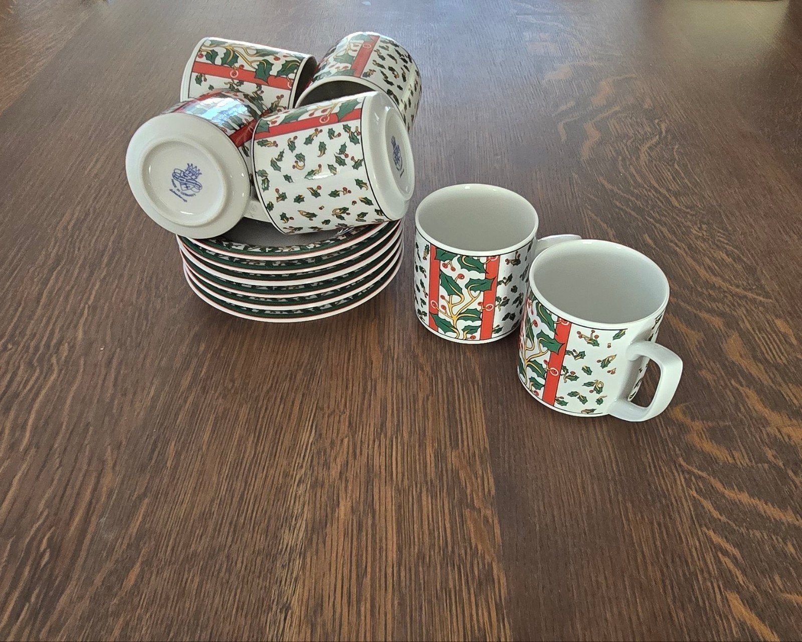 Graf von Henneberg 1777 Kerst Servies 12-delig, Ophalen of Verzenden