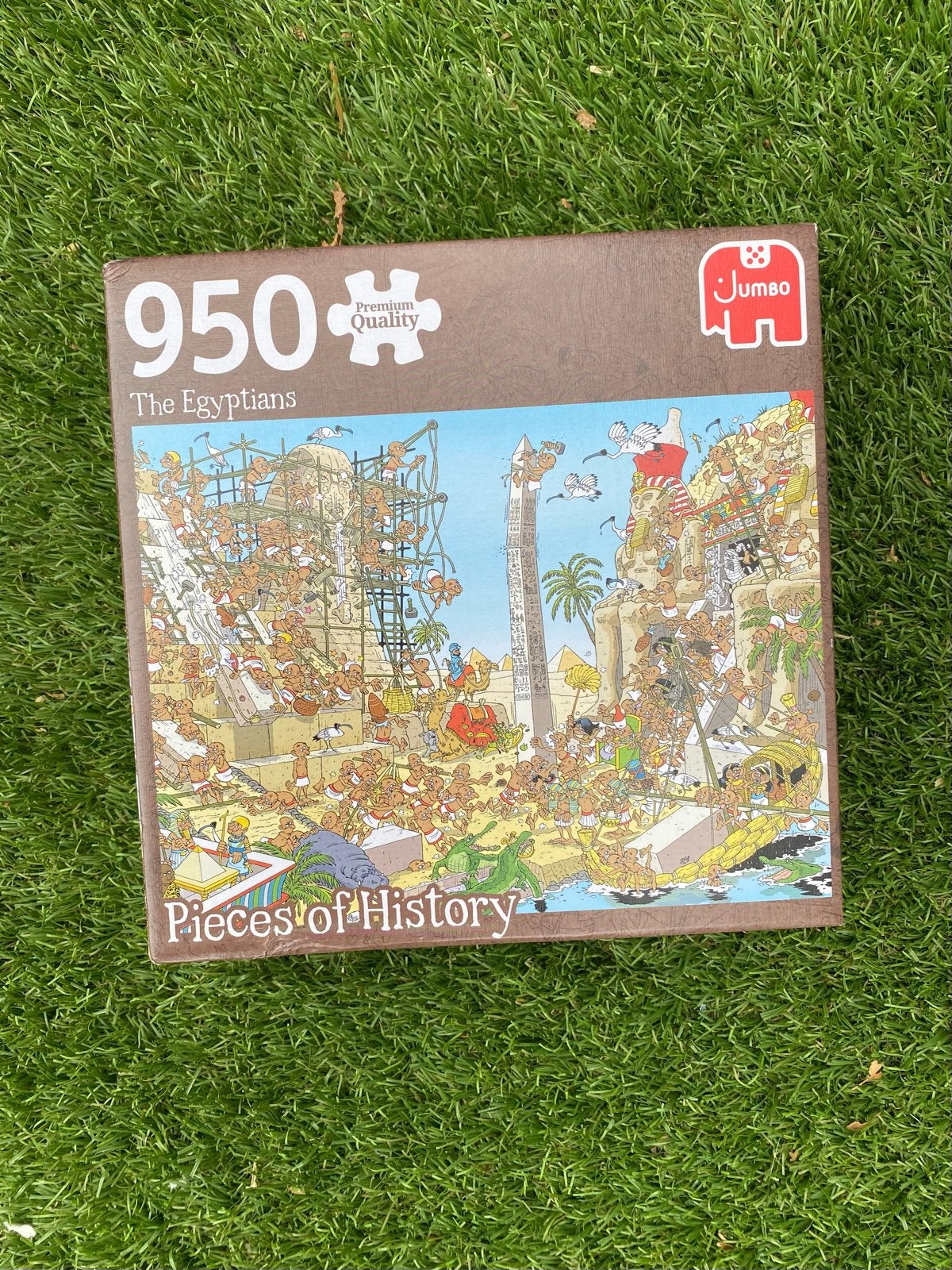 Jumbo Legpuzzel 950 stukjes - The Egyptians, Ophalen of Verzenden, 500 t/m 1500 stukjes, Gebruikt, Legpuzzel