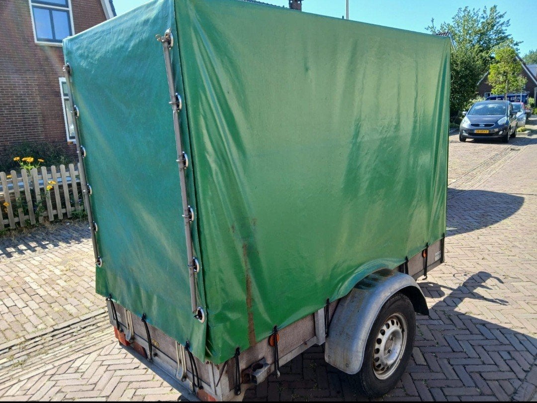 Huif aanhanger, dichte aanhangwagen, Ophalen