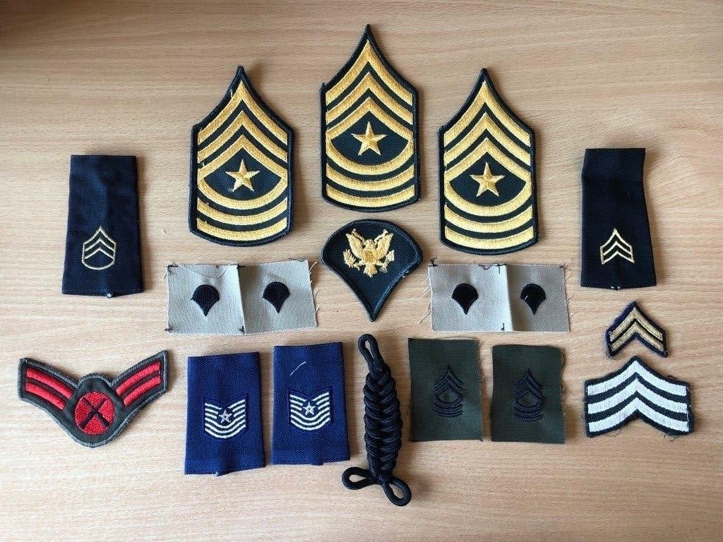 Emblemen, rangonderscheidingstekens USA (stof), Verzamelen, Ophalen of Verzenden, Landmacht, Amerika, Embleem of Badge