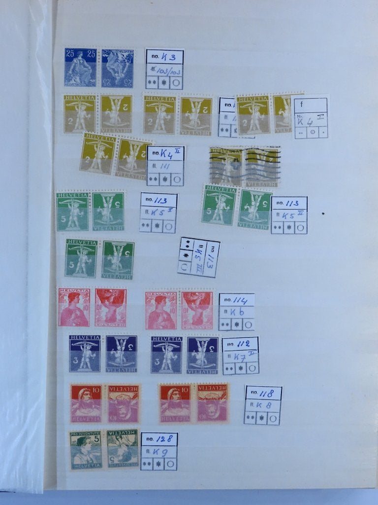 ZWITSERLAND PRACHTIG kavel OUDE COMBINATIES (E827), Postzegels en Munten, Postzegels | Volle albums en Verzamelingen, Ophalen of Verzenden