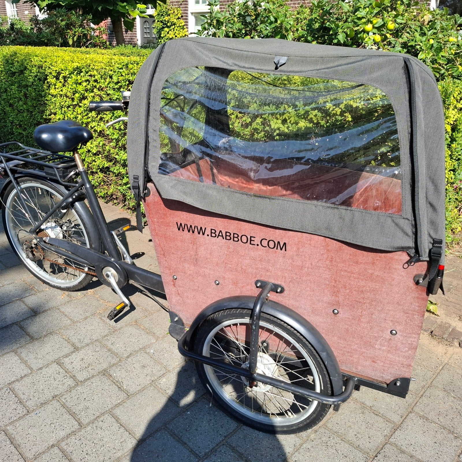 Babboe Big bakfiets, Ophalen, Gebruikt