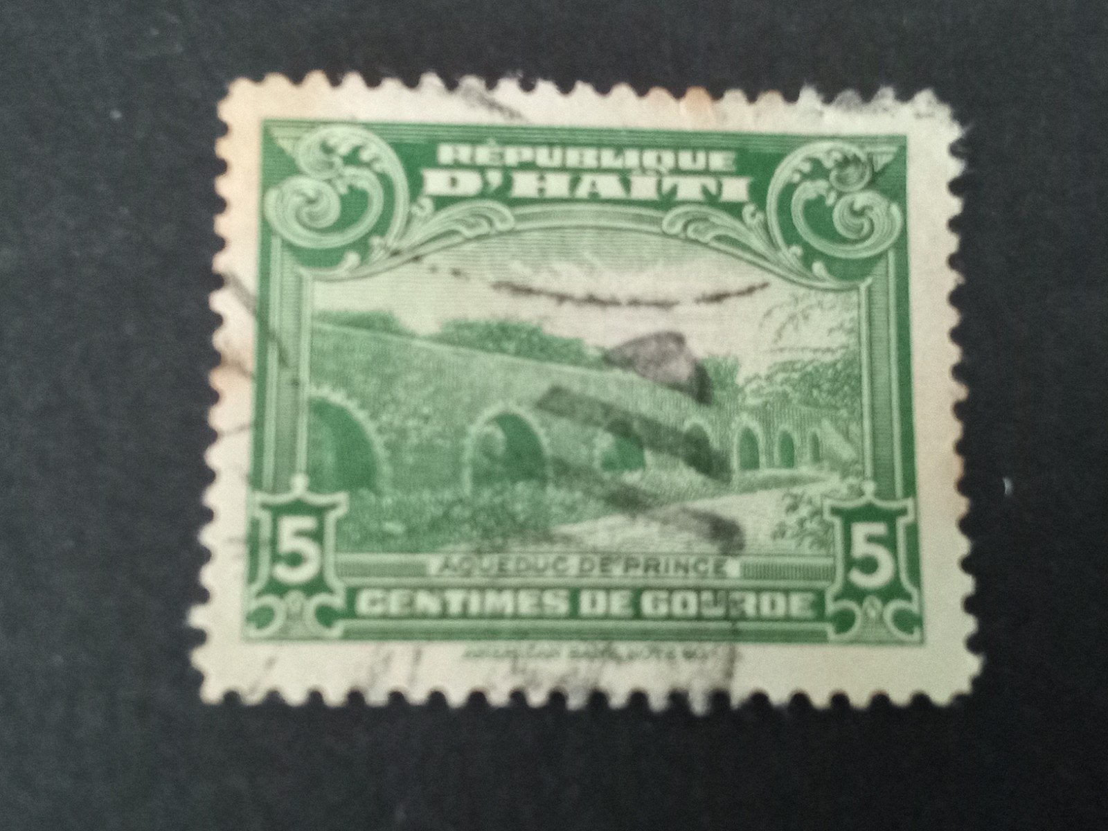 Haïti 7, Verzenden, Gestempeld, Midden-Amerika
