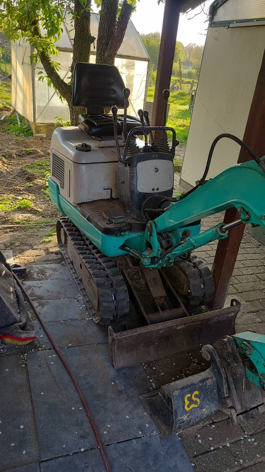 Compacte minigraafmachine - Ideaal voor tuinwerk, Ophalen, Graafmachine