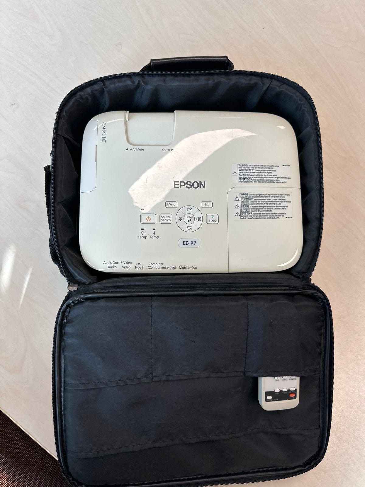Epson EB-X7 Beamer Projector (zonder kabel), Verzenden, Gebruikt, LCD, Overige resoluties
