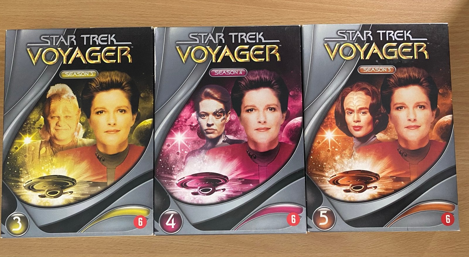 Star Trek Voyager DVD Boxsets - Seizoen 3, 4 en 5, Nederlands, Science Fiction en Fantasy, Ophalen of Verzenden, Gebruikt