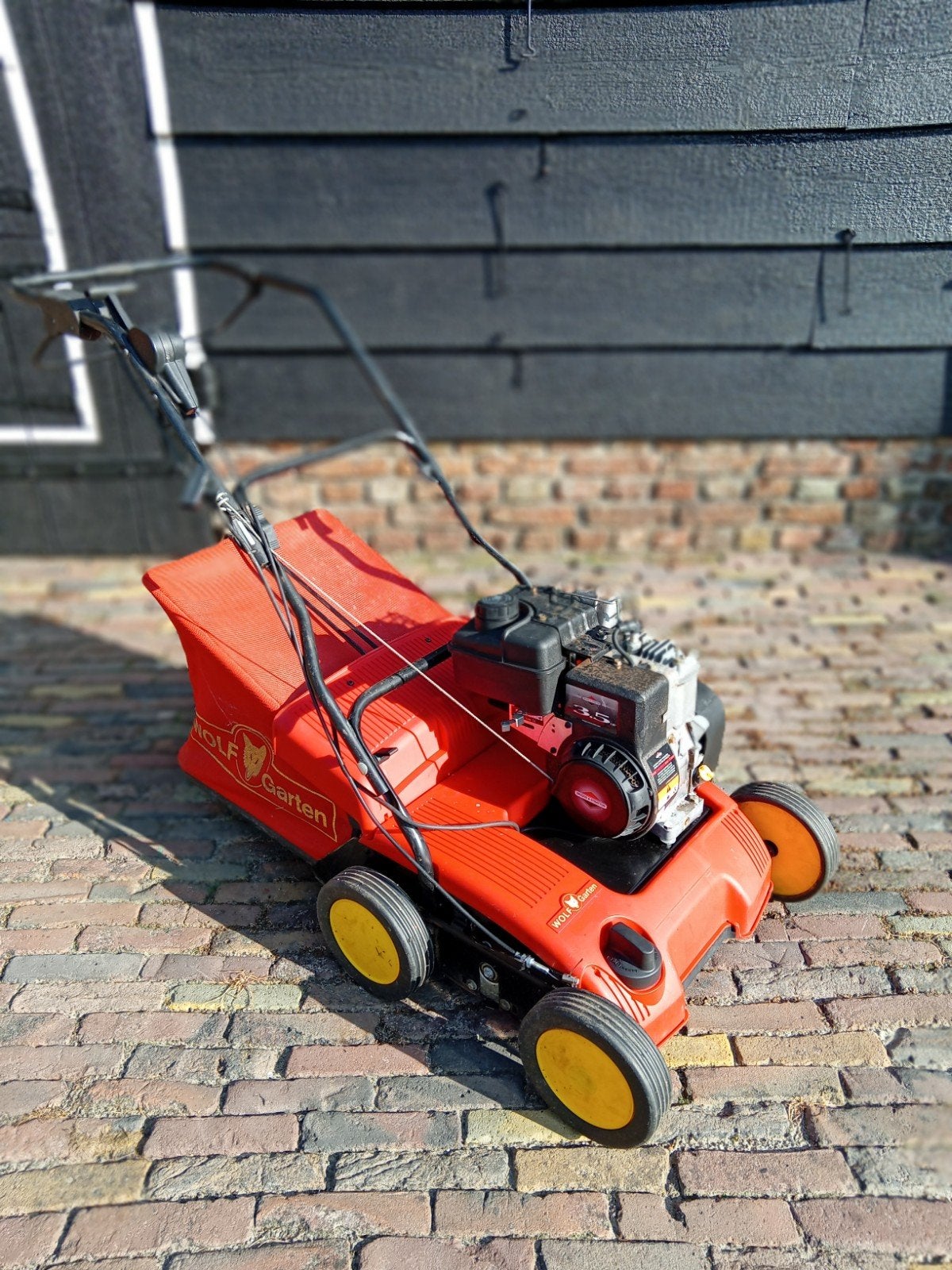 Wolf Garten verticuteermachine, Tuin en Terras, Grasmaaiers, Ophalen, Gebruikt