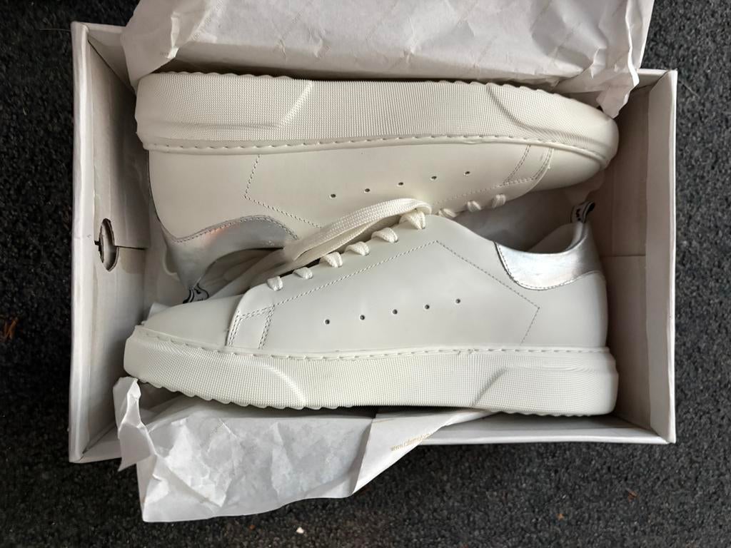 Cafe Moda Witte Leren Sneakers Maat 40, Ophalen of Verzenden, Nieuw, Wit, Sneakers of Gympen