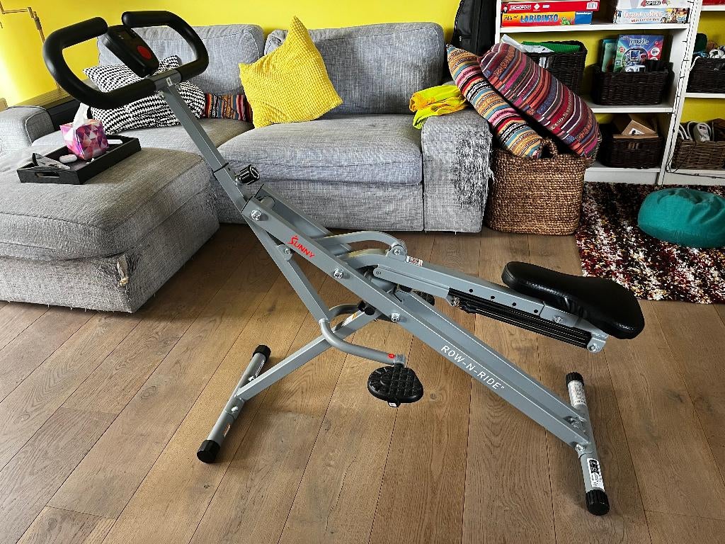 Fitness | Row-N-Ride Squat Trainer, Ophalen, Benen, Krachtstation, Zo goed als nieuw