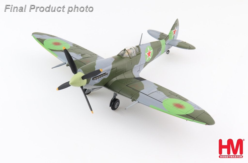 Spitfire Mk.IX Russian Red Star Hangar 11 HobbyMaster HA8324, Schaalmodel, Verzenden, Military-Models VJ Mendelssohnstraße 29 sales@military-models-vj.de