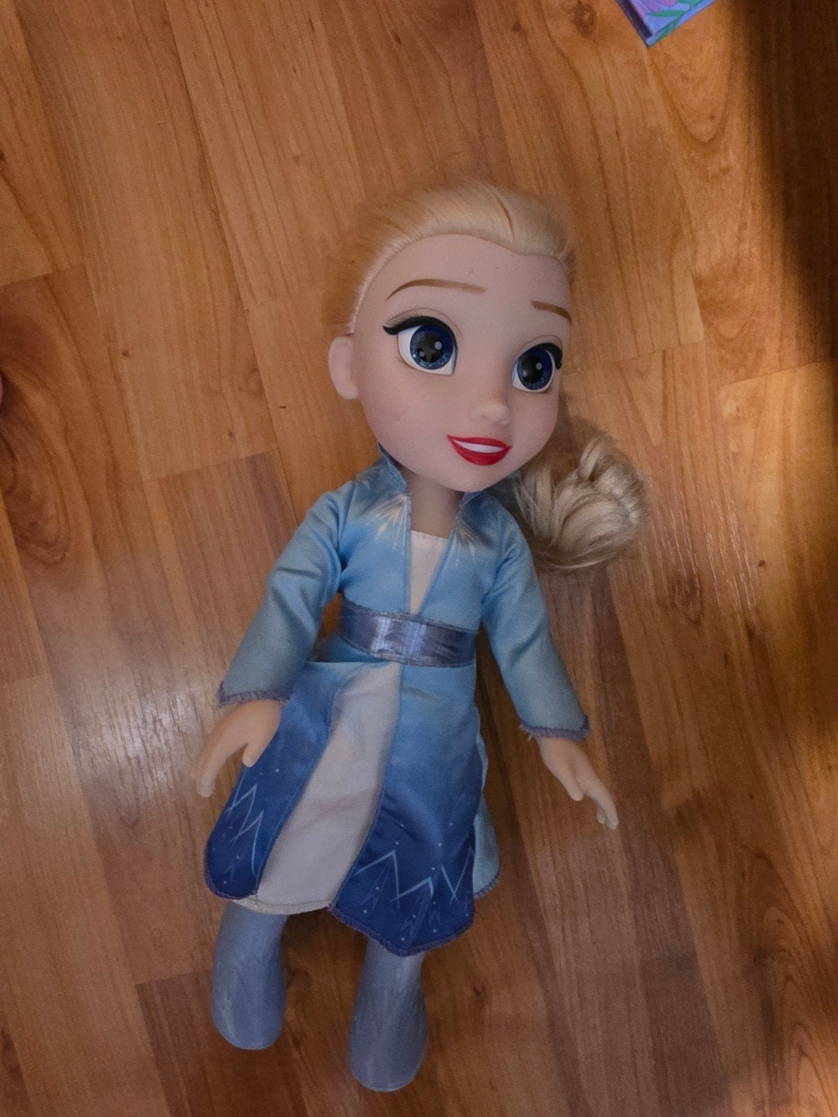 Elsa pop Frozen 35 cm, Ophalen of Verzenden, Gebruikt, Overige typen