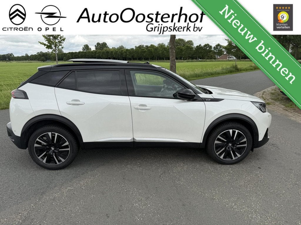Peugeot 2008 130pk GT Pack Automaat, 1199 cc, Automatische klimaatregeling, Alcantara, Wit