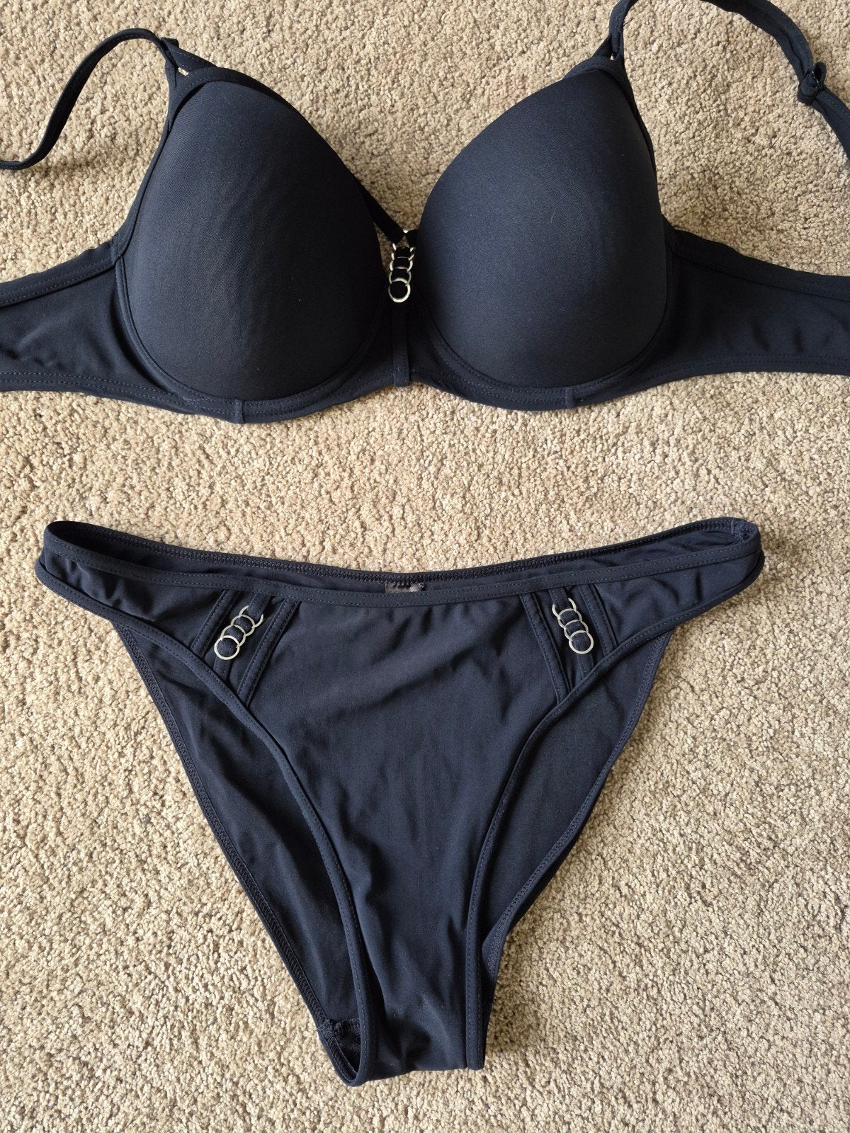 Zwarte Marlies Dekkers bikini 80e xl, Kleding | Dames, Badmode en Zwemkleding, Verzenden, Zwart, Bikini, Onbekend