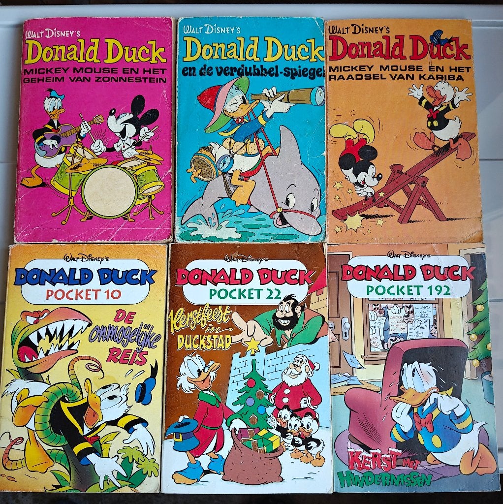Pakket Donald Duck pockets strips, Boeken, Meerdere comics, Ophalen of Verzenden, Gelezen, Europa
