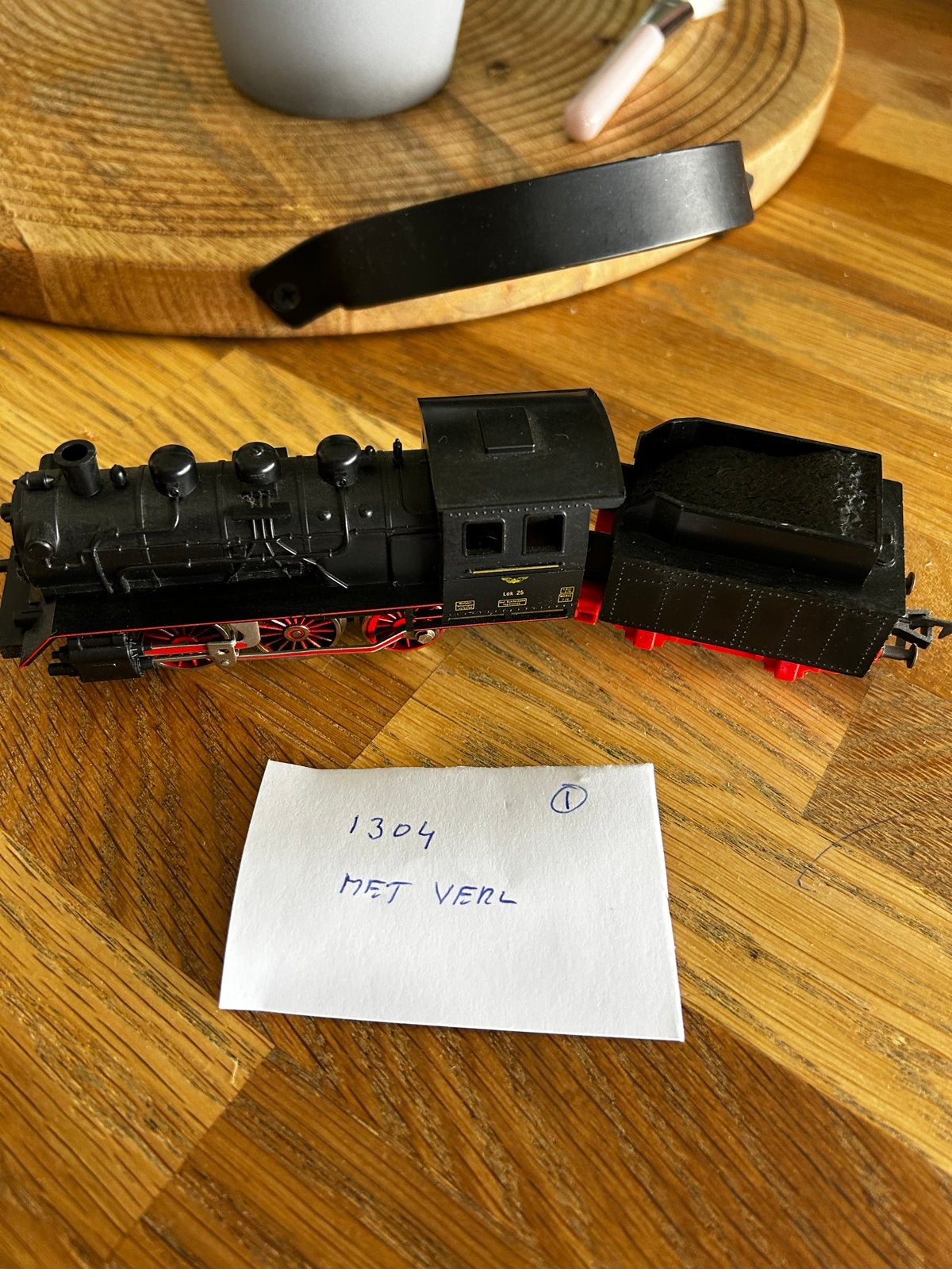 Fleischmann H0 Stoomlocomotief 1304 met werkende verlichting, Gebruikt, Verzenden, Fleischmann, Analoog