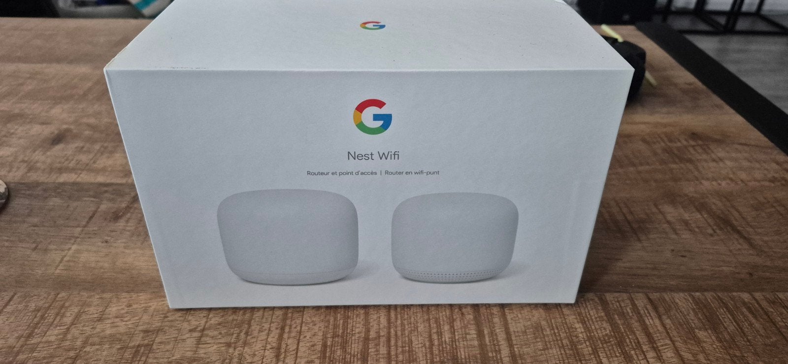 Google Nest Wifi Router en Point, Ophalen, Zo goed als nieuw, Router, Google
