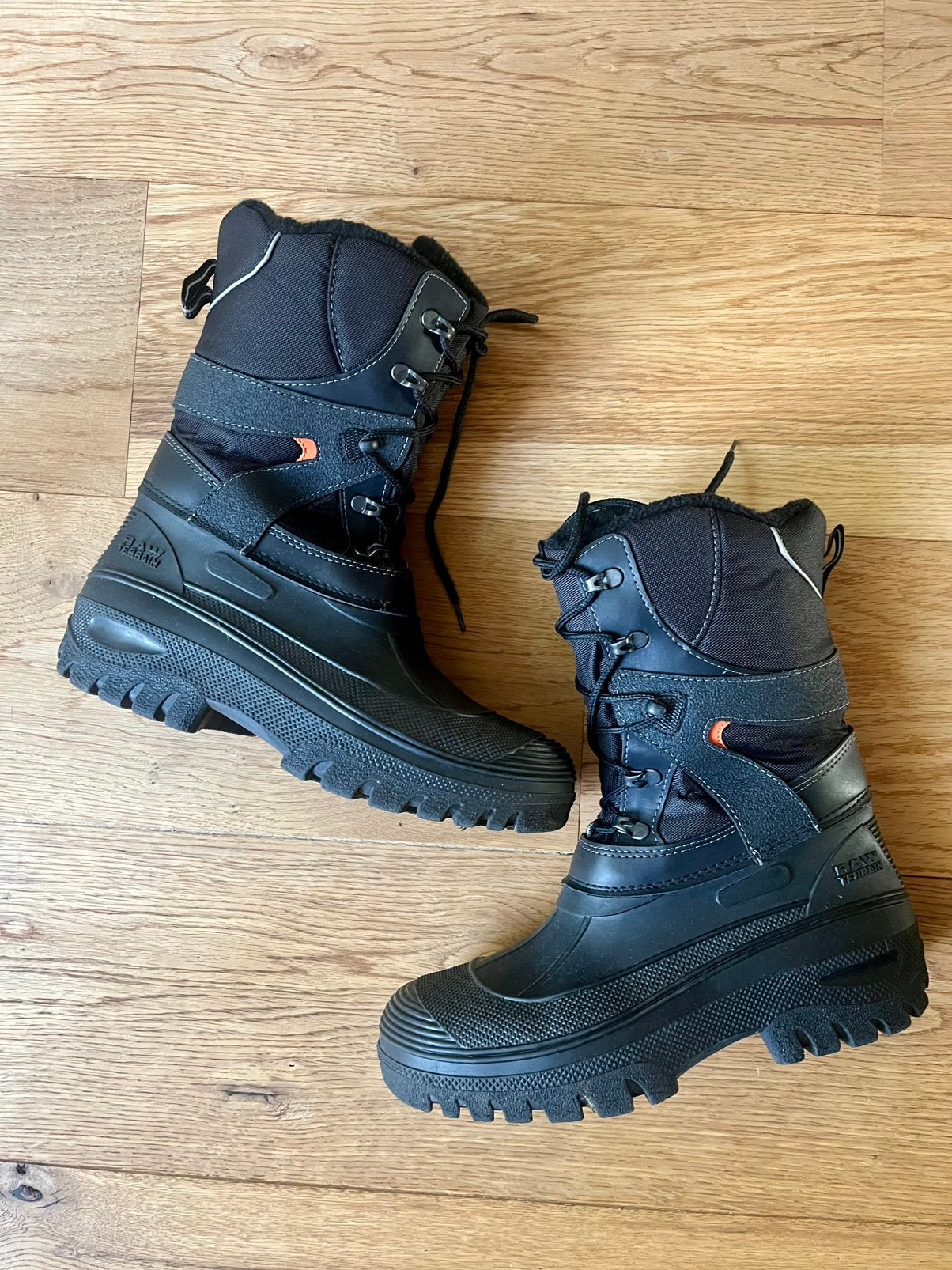 Gevoerde Winterlaarzen Spirale Raw Terrain - Zwart - ZGAN, Ophalen of Verzenden, Zo goed als nieuw, Zwart, Boots