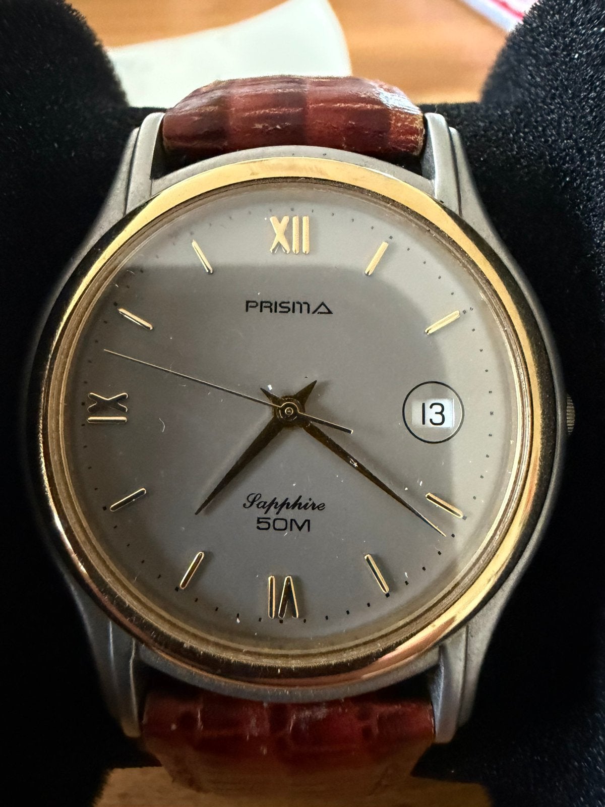 Prisma, Sieraden, Tassen en Uiterlijk, Horloges | Antiek, Verzenden, Staal, Overige merken, 1960 of later