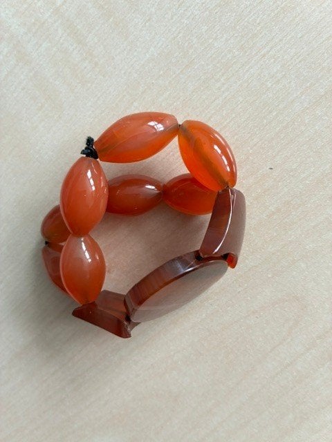 Carneool armband, Sieraden, Tassen en Uiterlijk, Ophalen of Verzenden, Overige materialen, Armband
