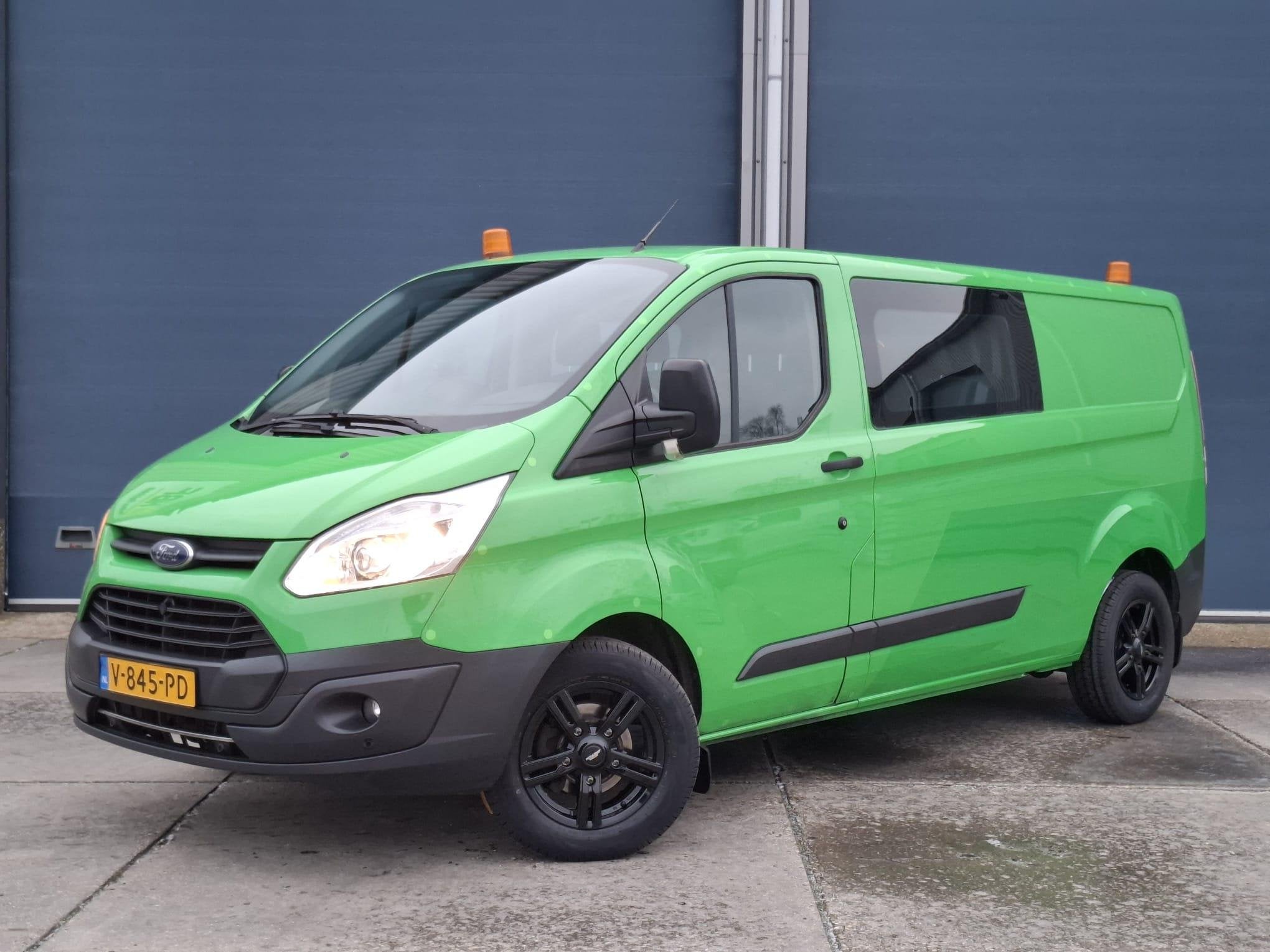 Ford Transit Custom 290 2.0 TDCI L2H1 Trend DC DUBBEL CABINE, Voorwielaandrijving, Stof, Euro 6, 4 cilinders