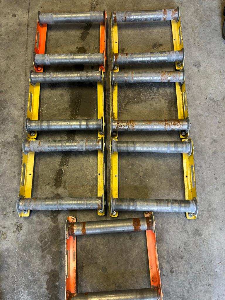 Saenroll kabelrollen / kabelafroller (set van 7), Ophalen, Gebruikt