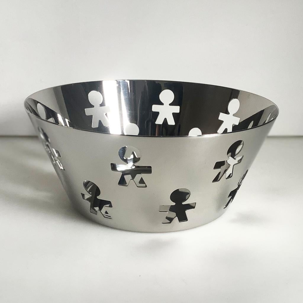 Alessi King Kong Girotondo design schaal RVS 1993, Verzenden