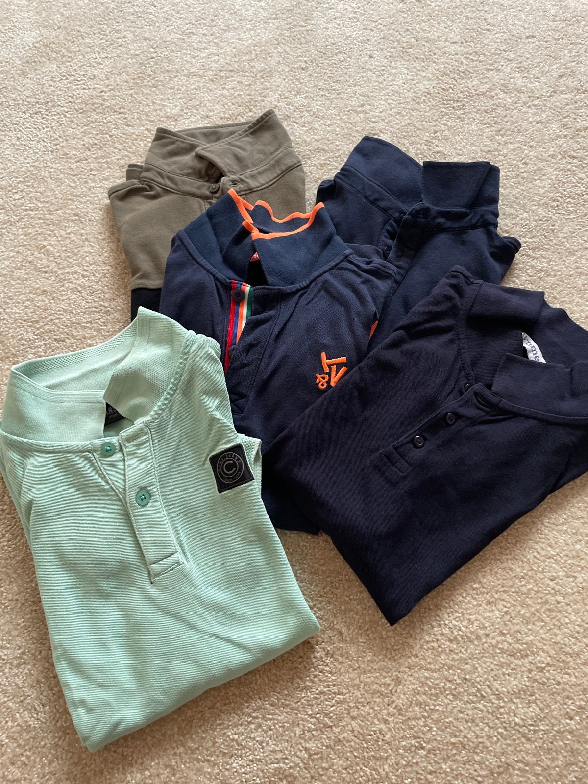 5 polo's jongens maat 140 t/m 152, Ophalen of Verzenden, Gebruikt, Jongen, Shirt of Longsleeve