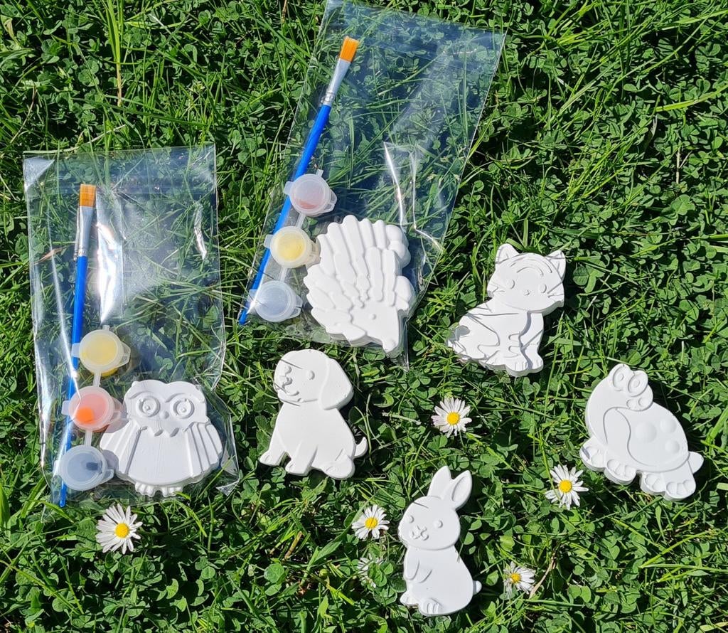 Kinderfeestje. Kleine dieren   🐕🐰🐢🦉🦔🐈, Ophalen of Verzenden, Nieuw, Knutselwerk