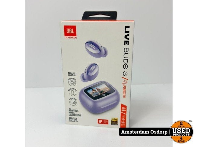 JBL Live Buds 3 Paars | Nieuw in seal, JBL, Nieuw, Support@jbl.com, 400 Atlantic Street
Stamford, CT 06901
USA
