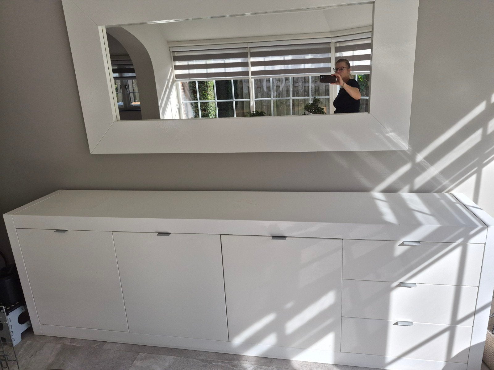 dressoir wit hoogglans, Ophalen, Gebruikt, 25 tot 50 cm, 200 cm of meer